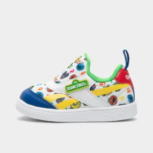 Reebok x Sesame Street Infants' Club C Slip-On White / Yellow - Green