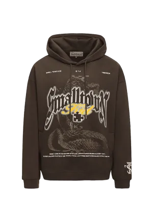 Retro Anaconda Print Hoodie