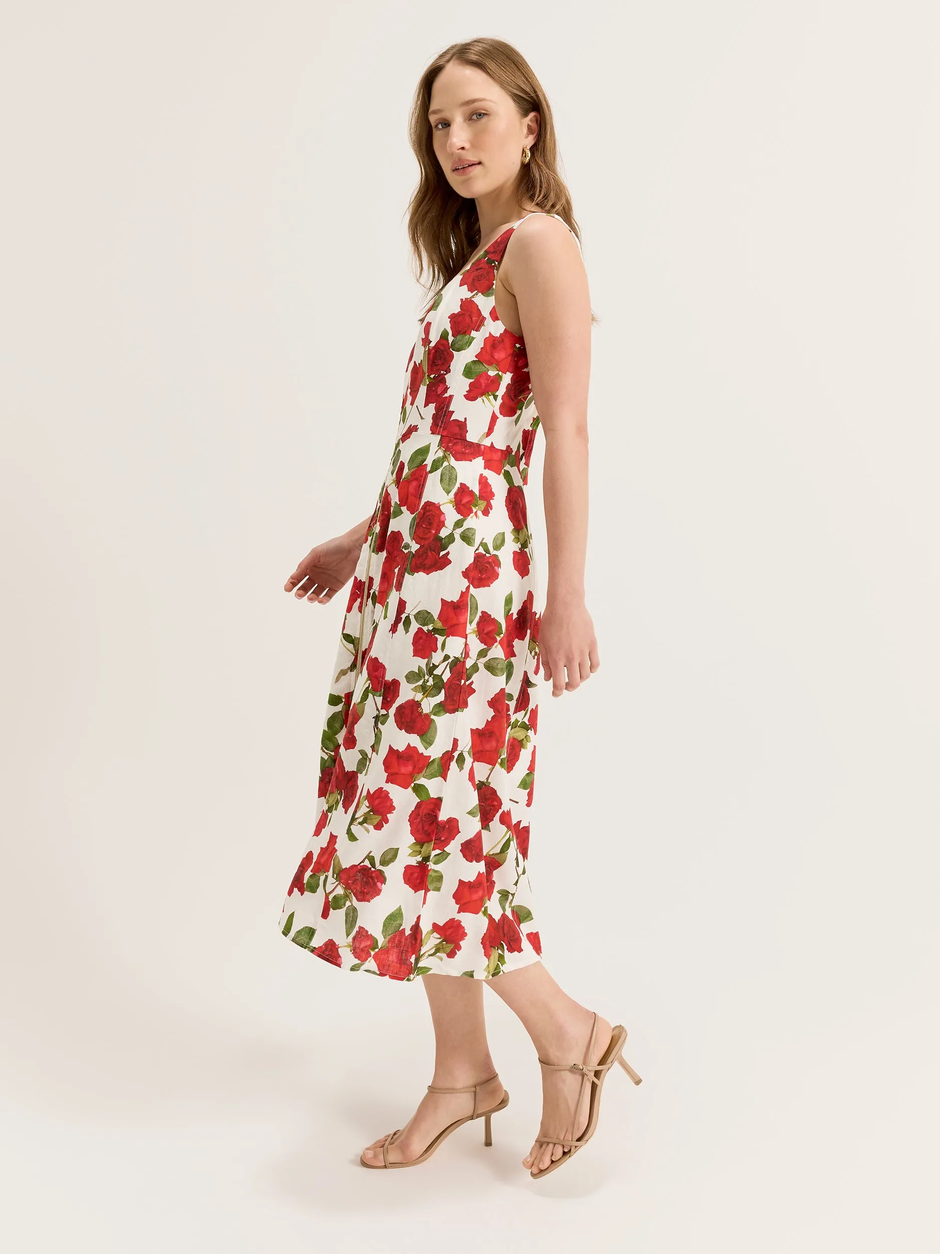 Rosa Vasette Zip Dress