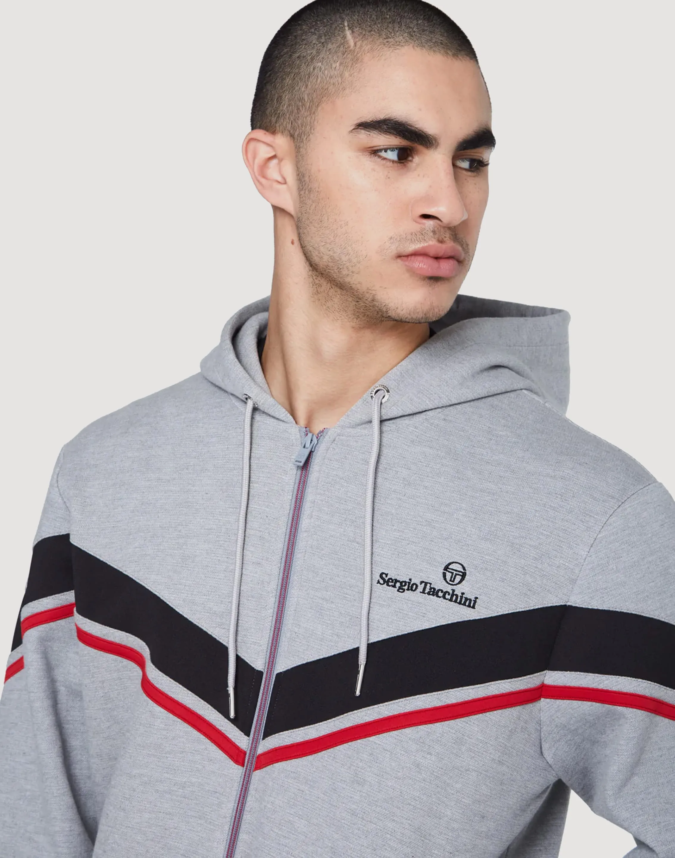 Sergio Tacchini Line Zip-Up Hoodie