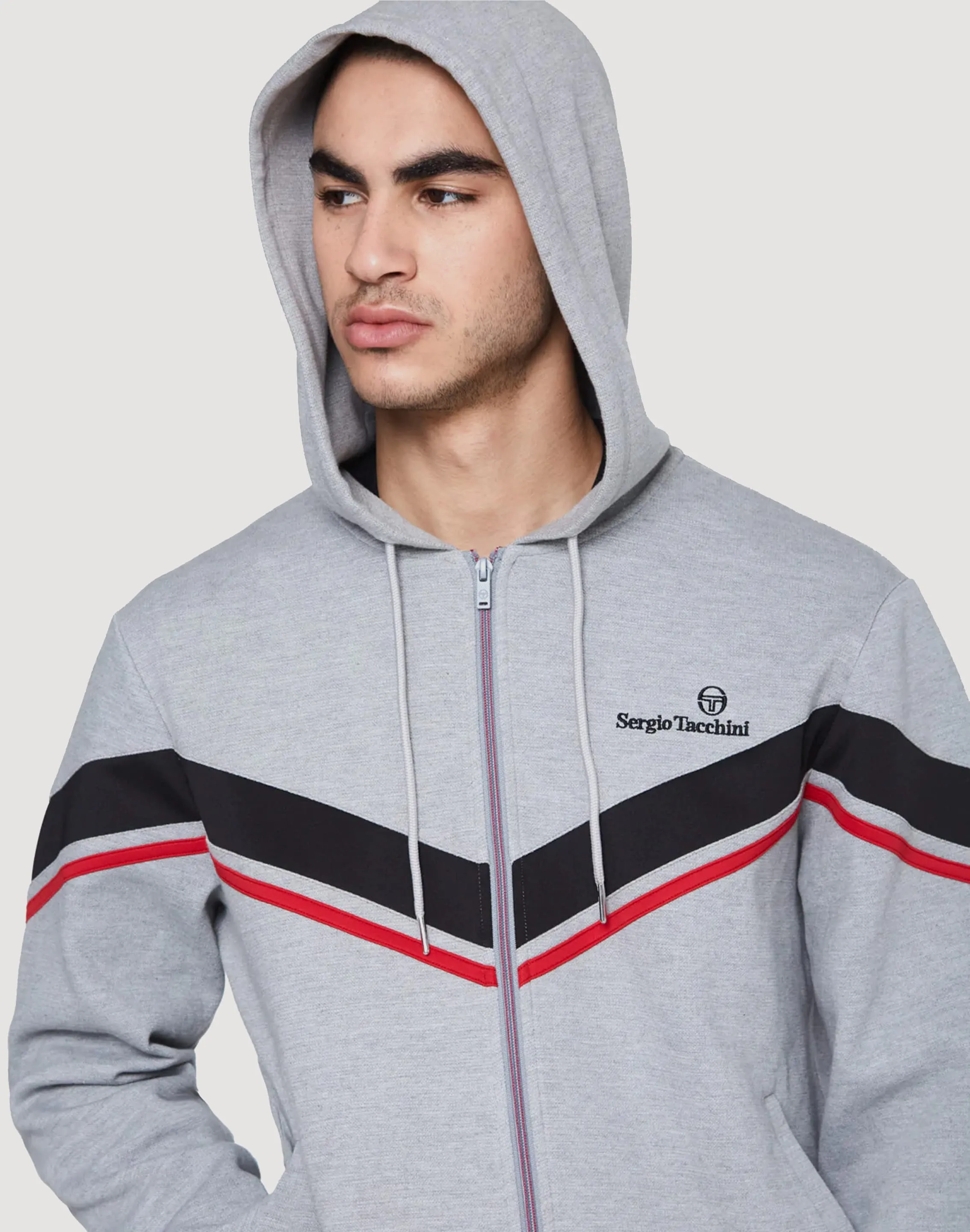 Sergio Tacchini Line Zip-Up Hoodie