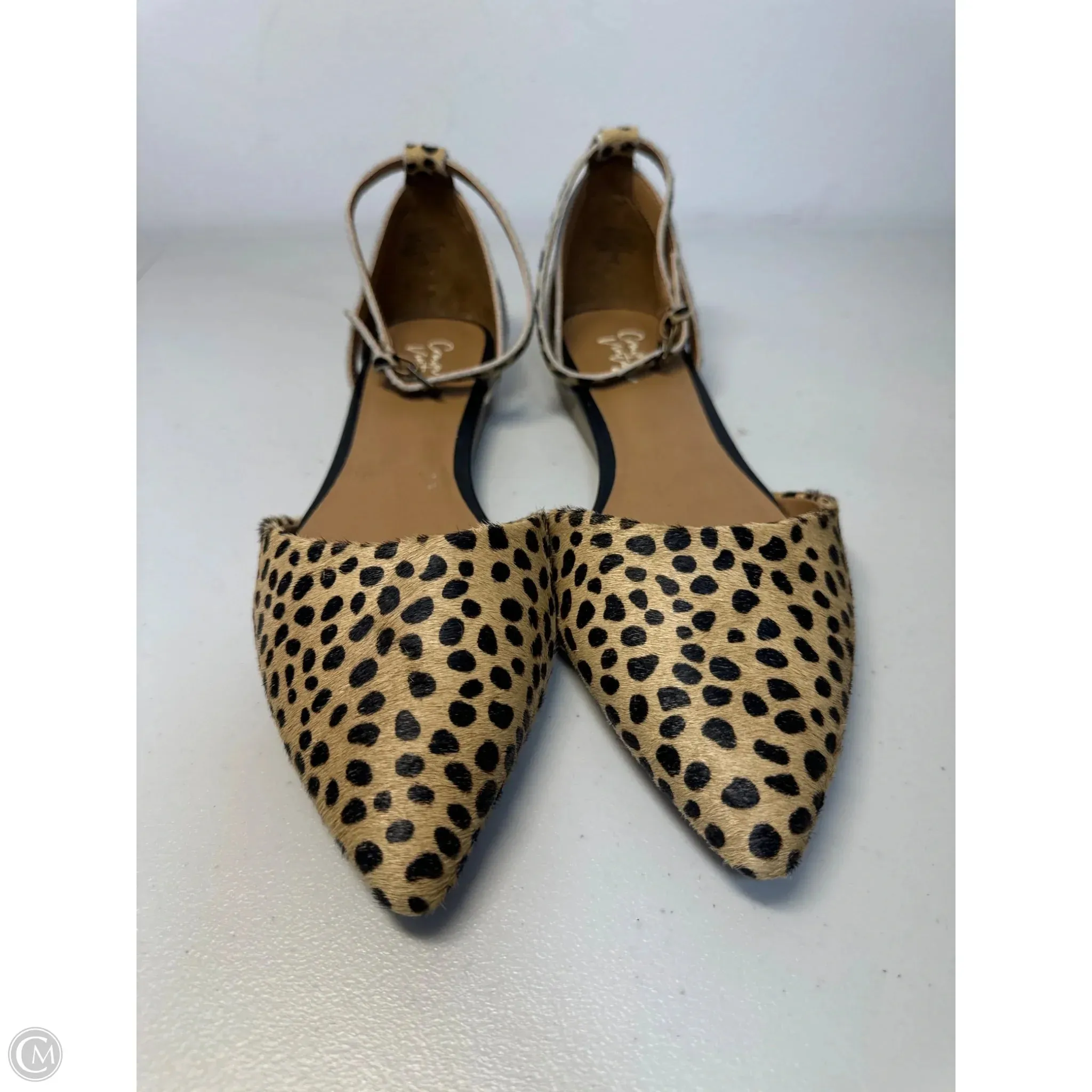 Shoes Flats By Crown Vintage In Animal Print, Size: 8.5