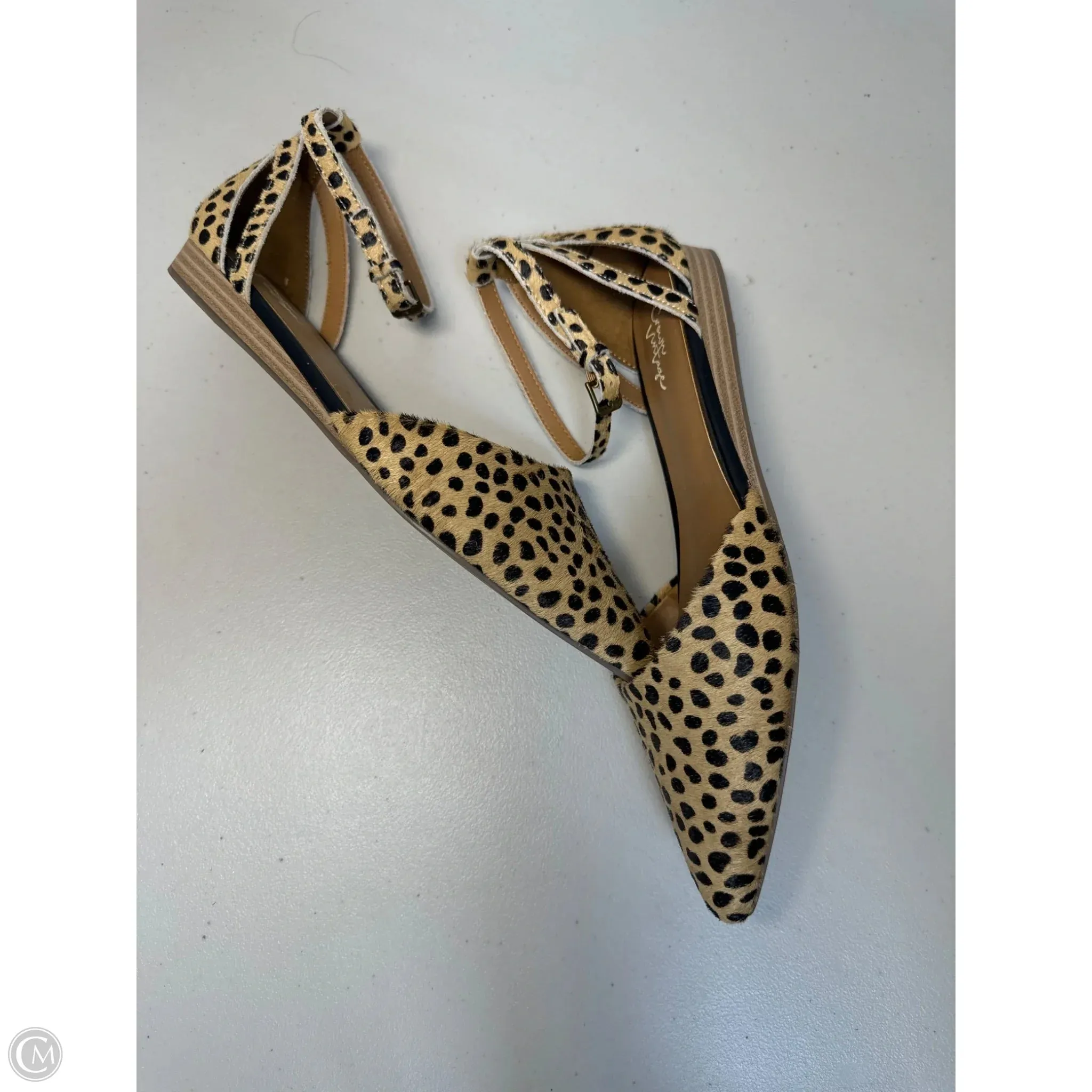 Shoes Flats By Crown Vintage In Animal Print, Size: 8.5