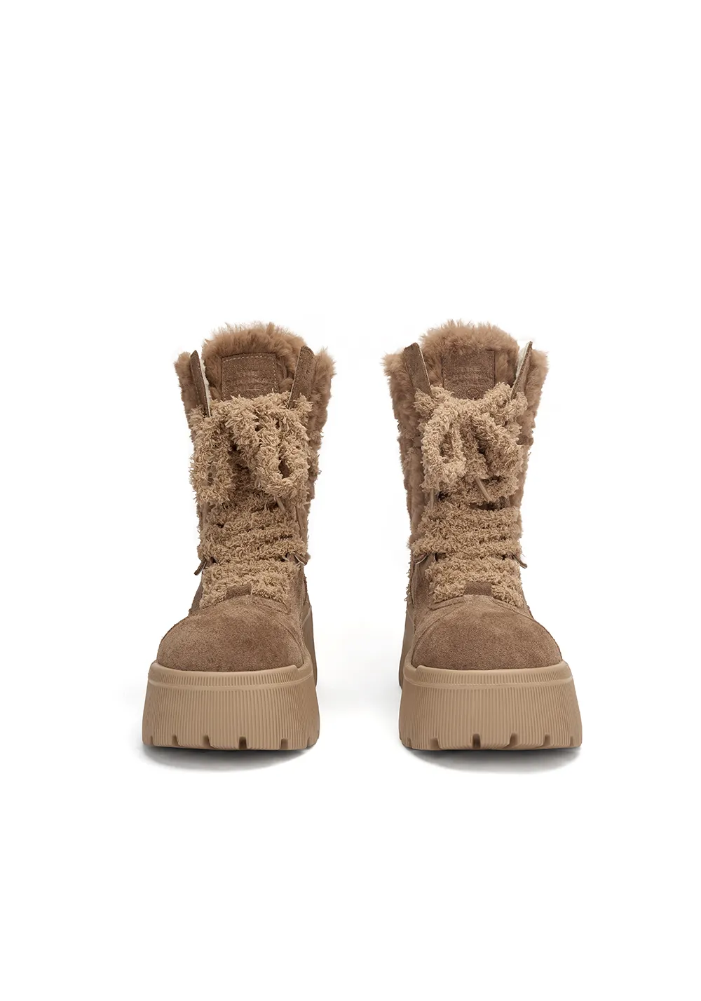 SMILEY丨Tall Snow Boots-Camel