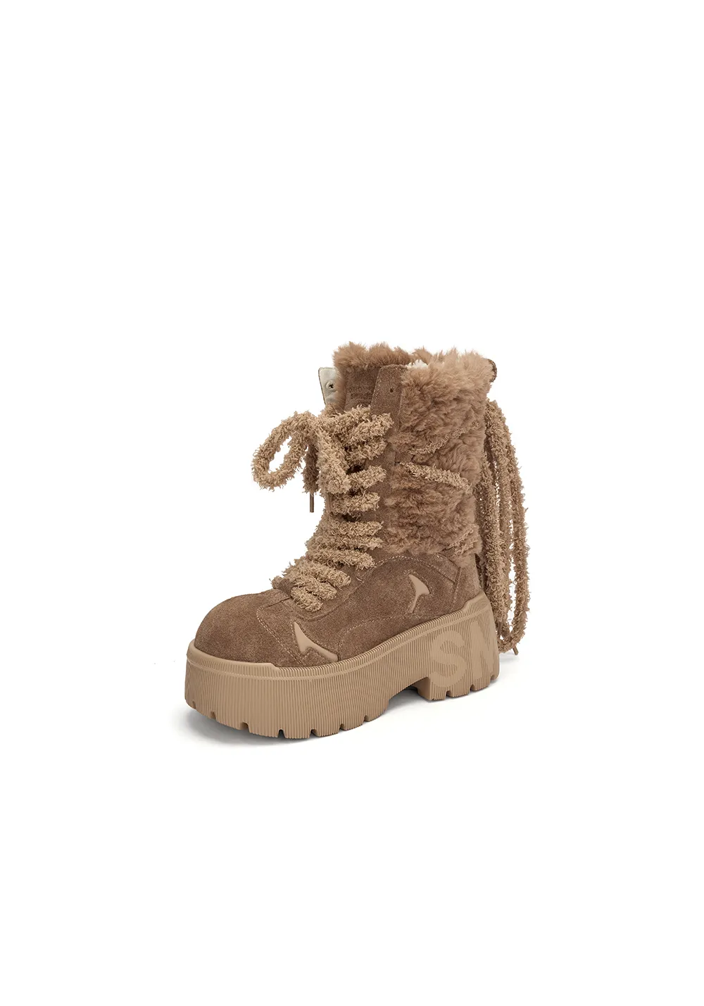 SMILEY丨Tall Snow Boots-Camel