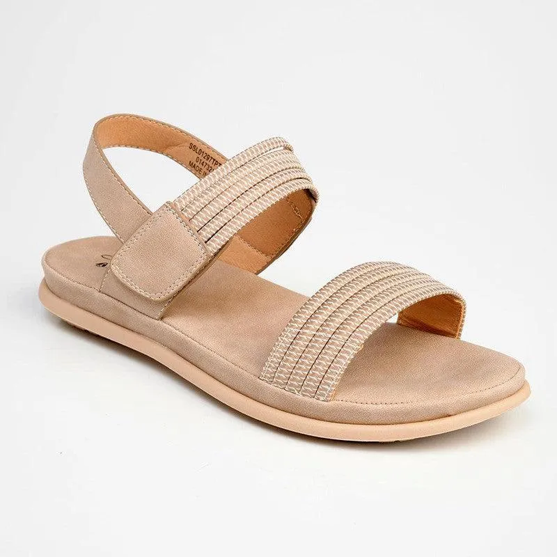 Soft Style by Hush Puppies Irene Strap Sandals - Taupe