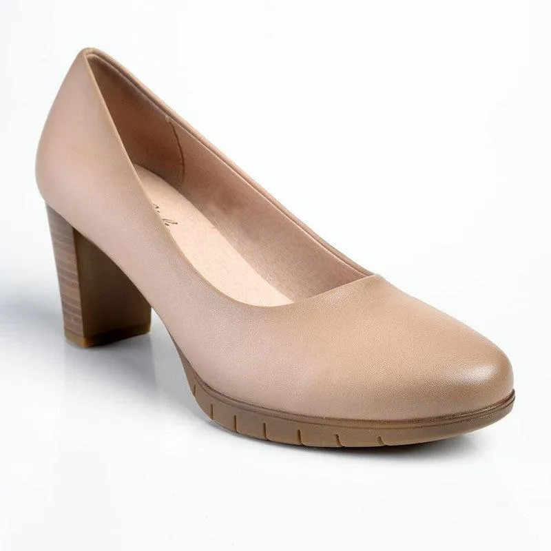 Soft Style By Hush Puppies Sian Block Heel - Nude