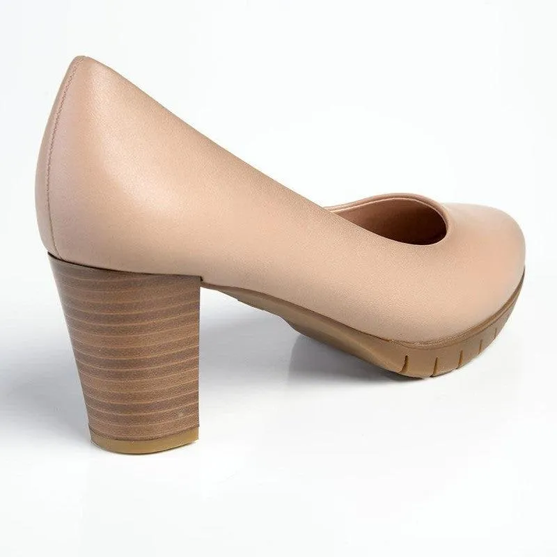 Soft Style By Hush Puppies Sian Block Heel - Nude