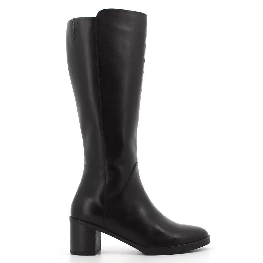 Soft Style by Hush Puppy Sloane Block Boots - Black