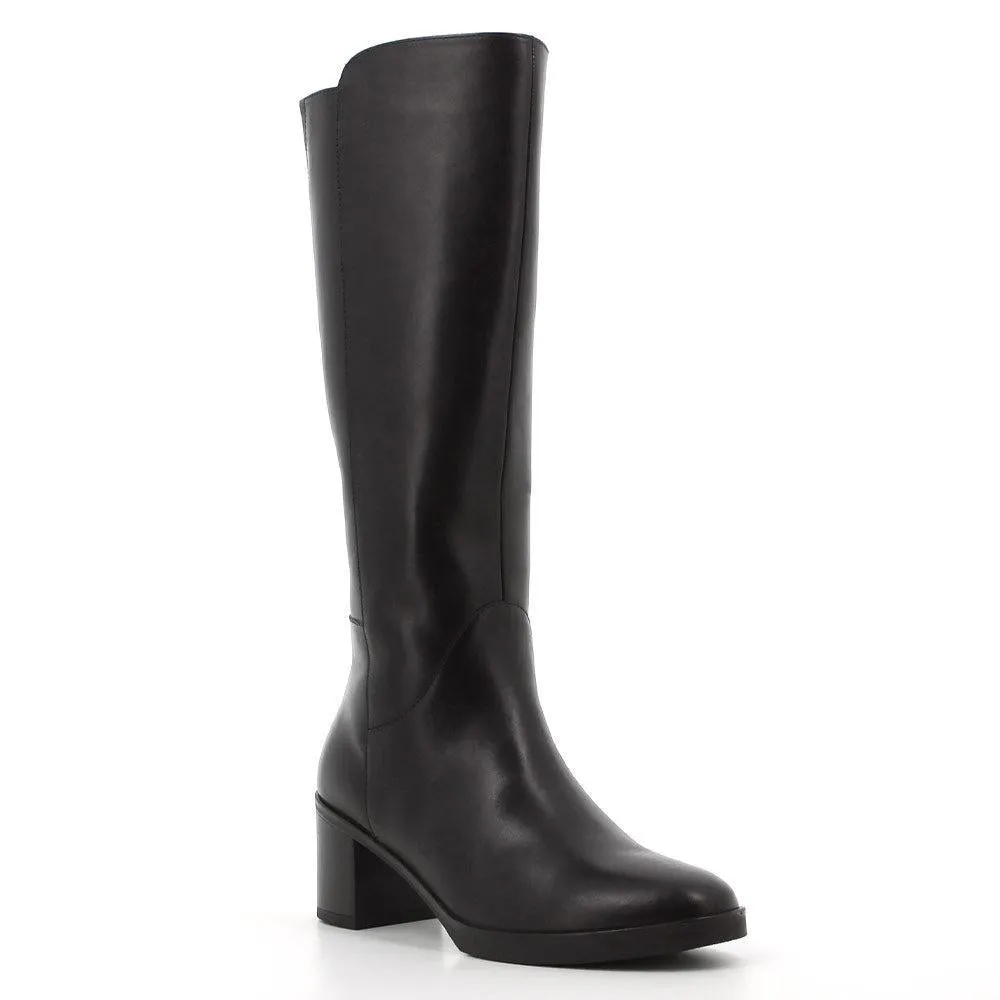 Soft Style by Hush Puppy Sloane Block Boots - Black