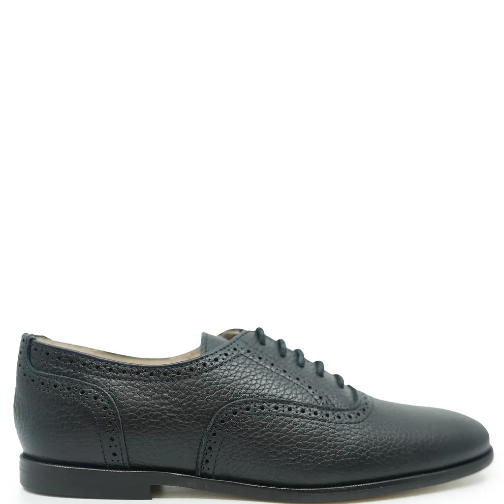 Spain Co Navy Lace Up Dress Shoe