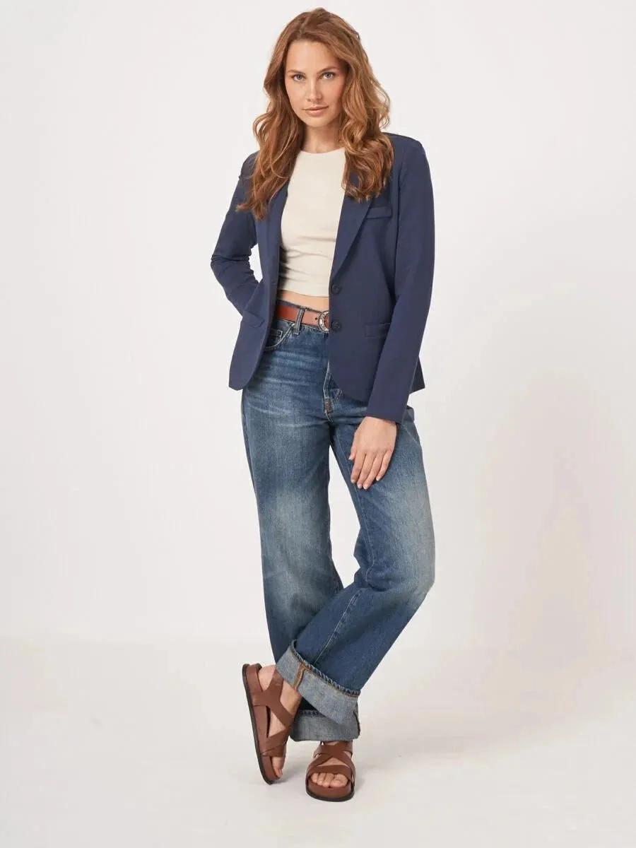 Sweatshirt Blazer Marine