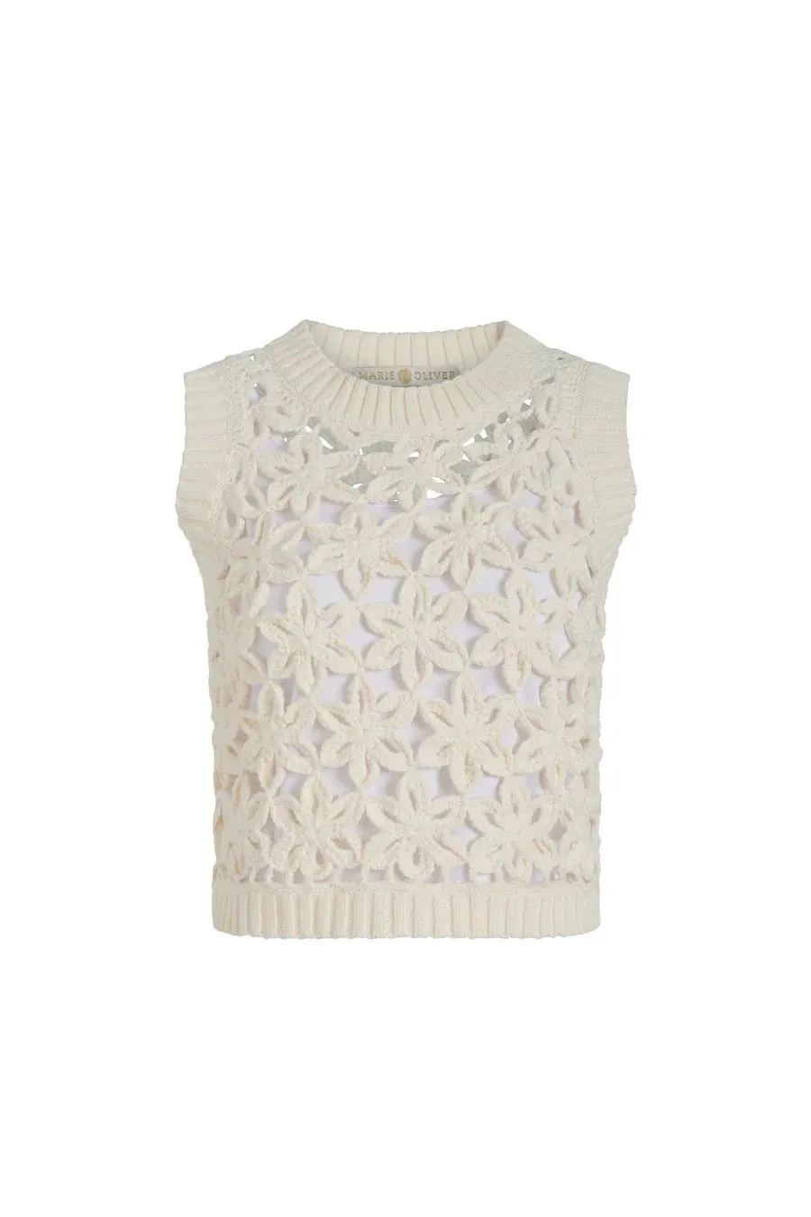 Thea Shell Top Ecru