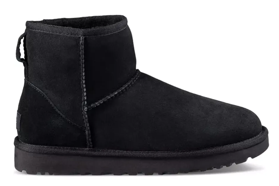 Ugg Womens Classic Mini II "Black Black"