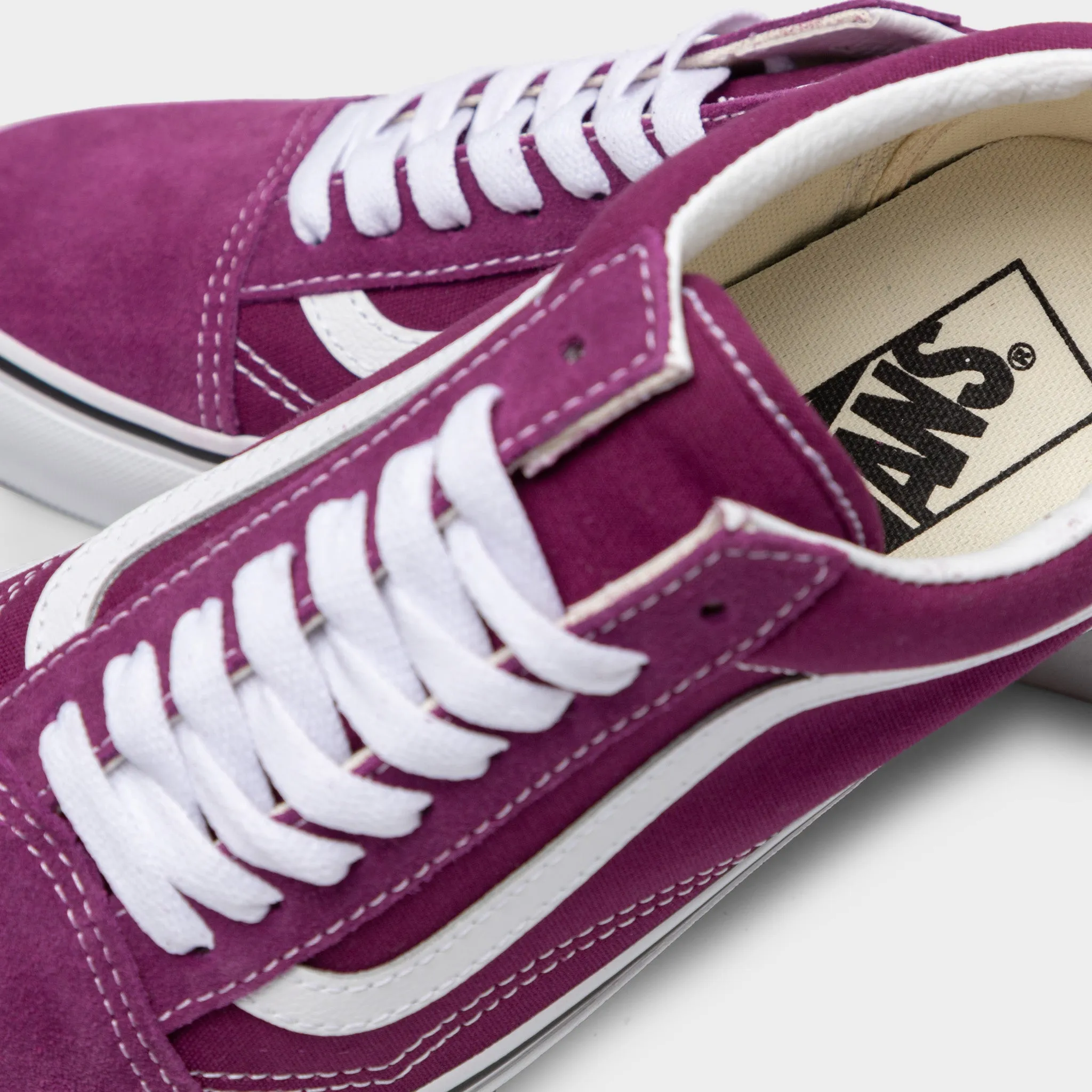 Vans Old Skool Dark Purple / White