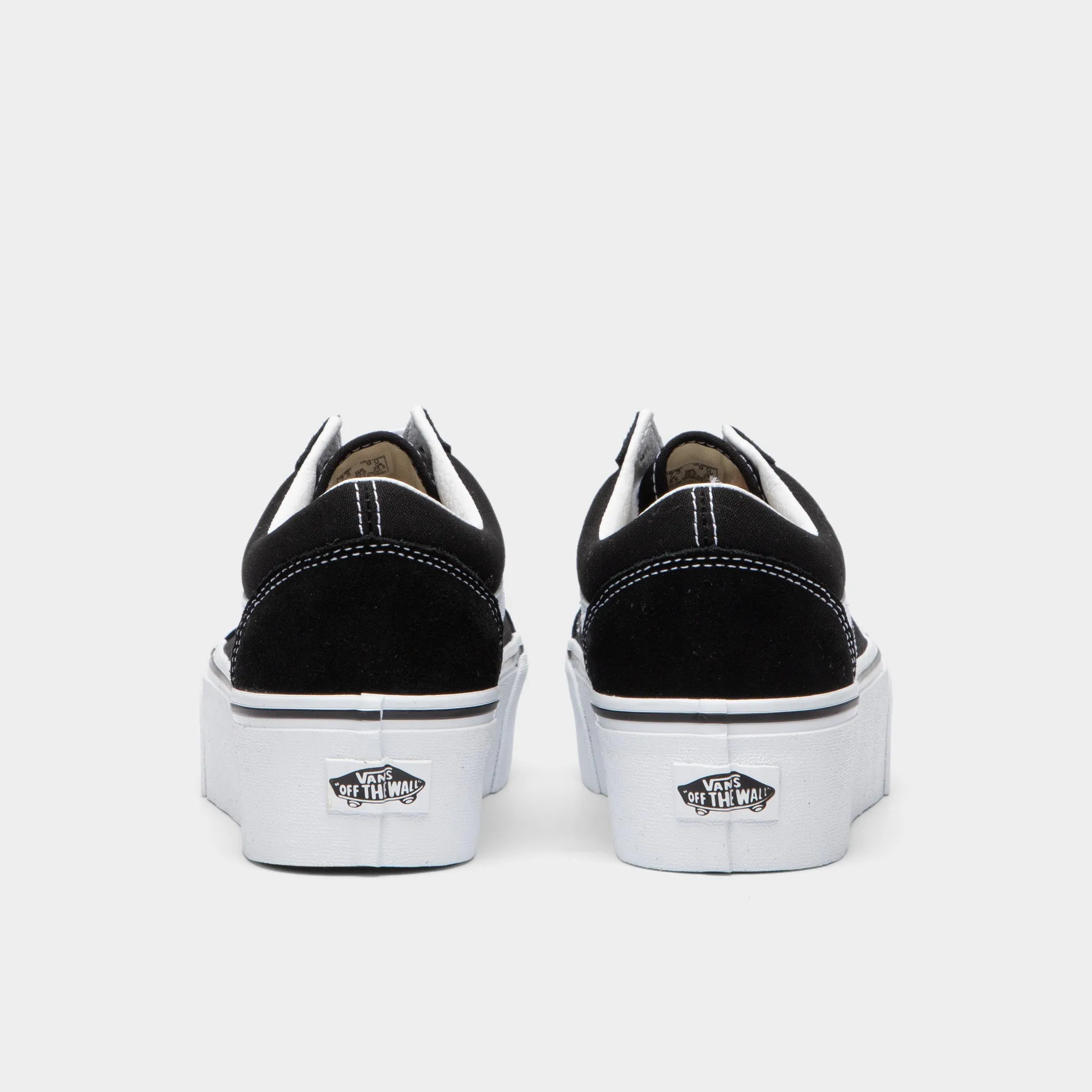 Vans Old Skool Stackform Suede / Canvas Black - True White