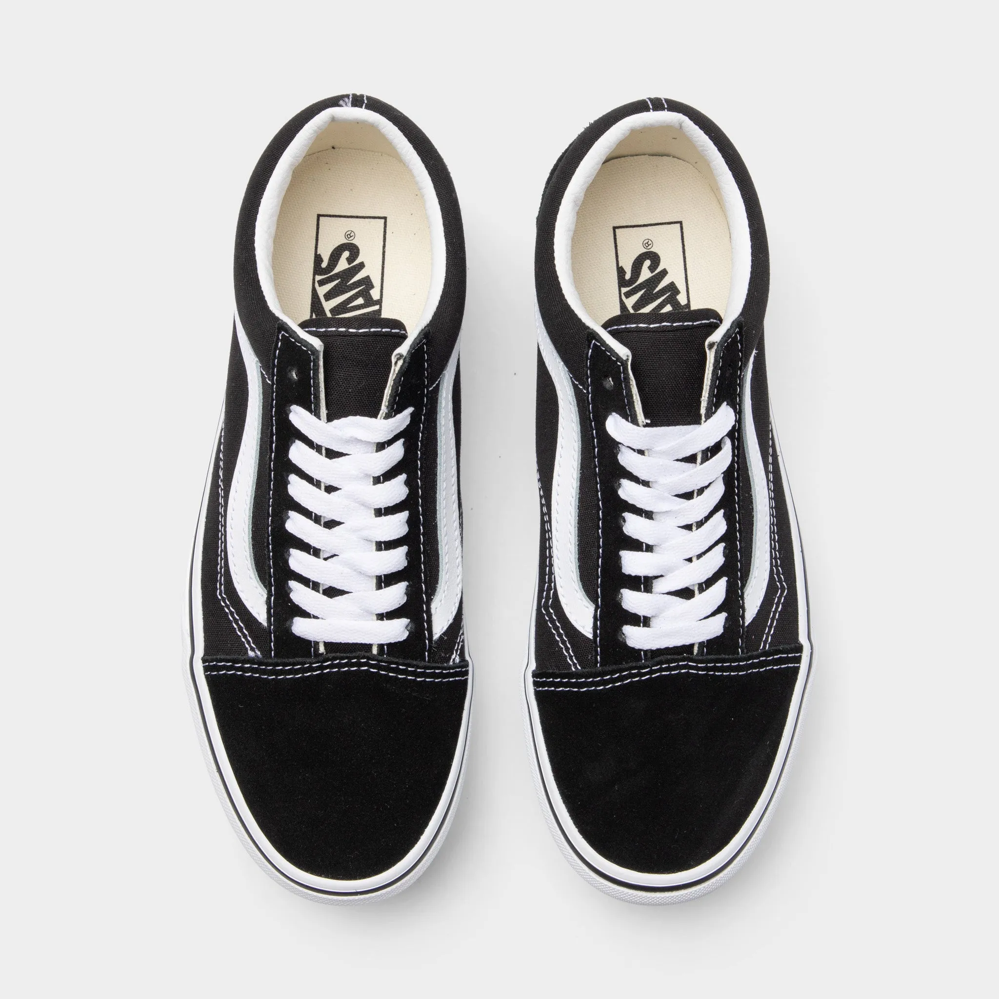 Vans Old Skool Stackform Suede / Canvas Black - True White