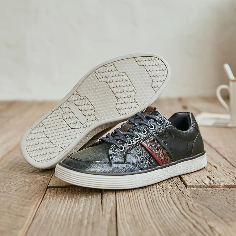 West Louis™ Genuine Leather Stylish Flat Shoes