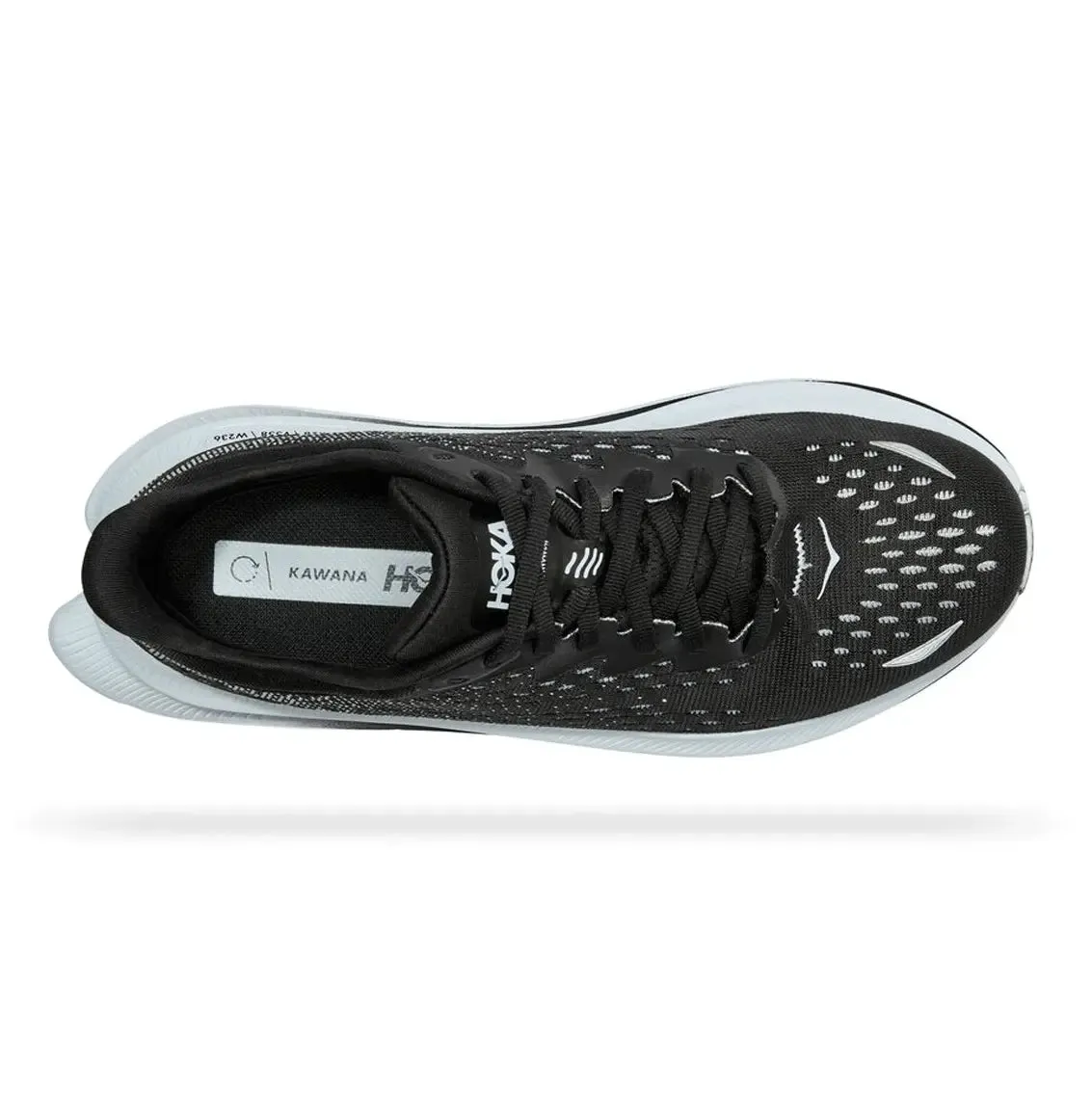 Womens HOKA Kawana - Black / White