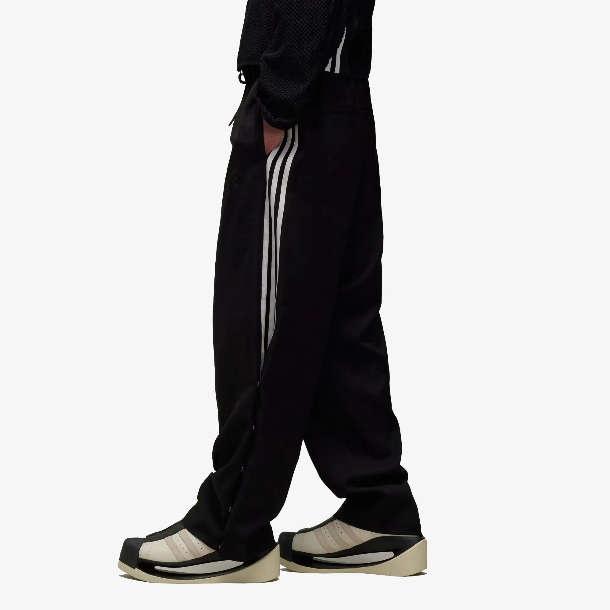 Y-3 | Y-3 SPORT UNIFORM 3-STRIPES PANTS {BLACK