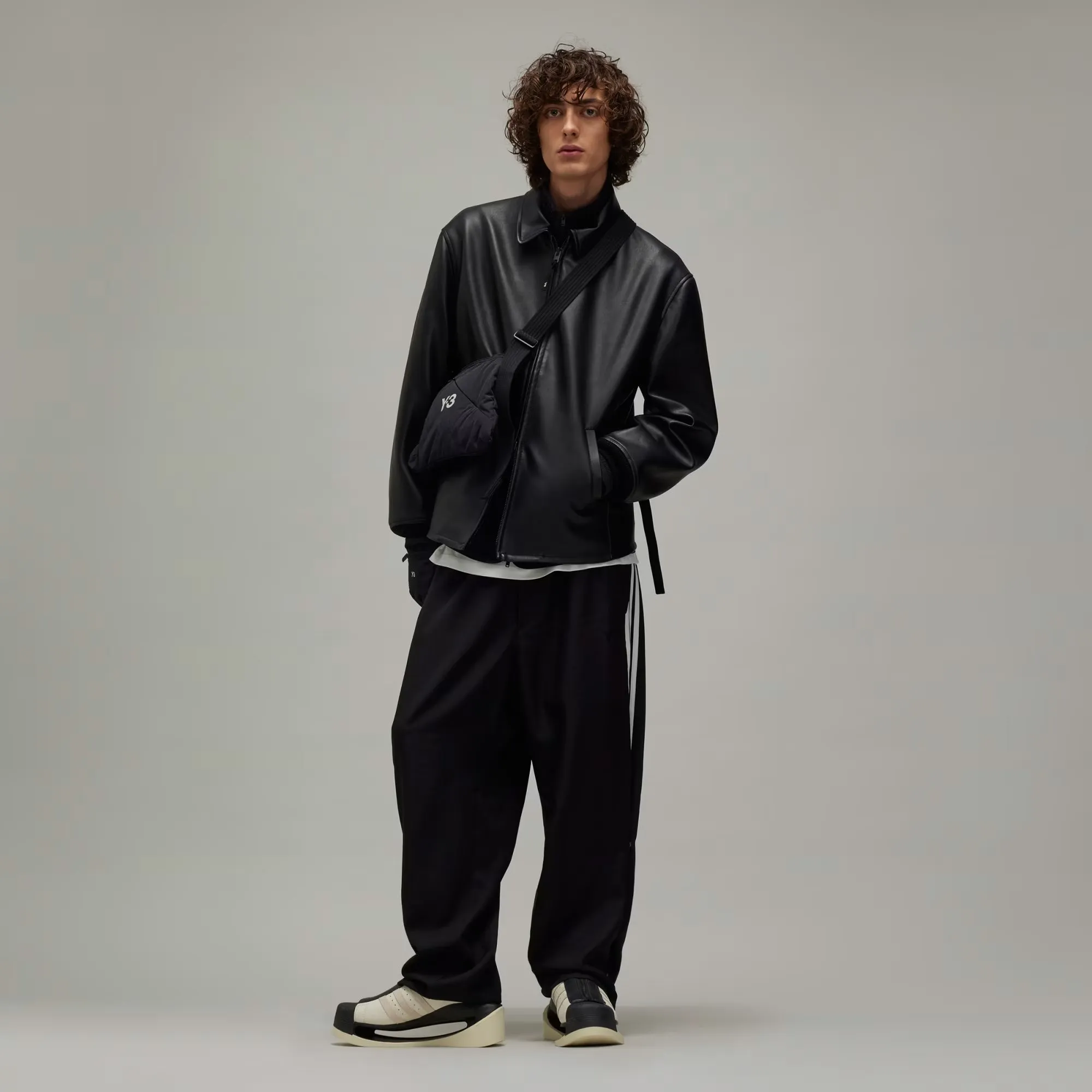 Y-3 | Y-3 SPORT UNIFORM 3-STRIPES PANTS {BLACK
